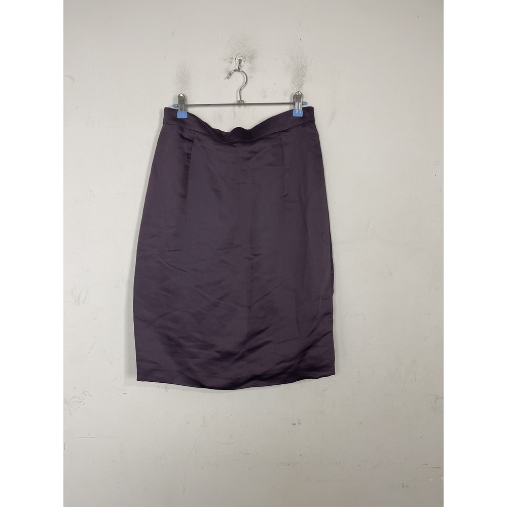 Max Mara Studio Womens Skirt Size US 10 IT 40 Aubergine NWT